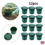 12pcs Reusable Slug & Snail Beer Traps - Safe Organic Gardening Simple To Use UK