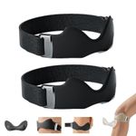 Flex Wrap Silicone Patellar Tendon Support Strap Adjustable Knee Brace Strap