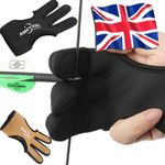 Archery Gloves 3 Finger Tab Hand Guard Neoprene Bow Shooting Protector Gear