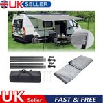 3x2.4m CAMPING AWNING SUN CANOPY CARAVAN MOTORHOME CAMPER VAN PIPING ATTACHMENT