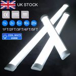 2ft 3ft 4ft 5ft LED Strip Lights Batten Tube Light Garage Workshop Office Lamps