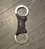 Metal Police Handcuffs Double Cuffs Restraints With X2 Keys