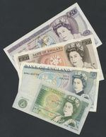 BANK OF ENGLAND £20 £10 £5 £1 notes 1978-80 Page QEII TYPE SET Banknotes