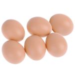 Pack of 6 Dummy Plastic Chicken Hen Nest Eggs Poultry Fowl Farming Tool Fake Egg