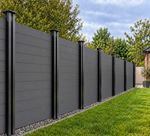 Composite Fence Complete Strong Boards and Aluminium Component Delivered