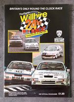1987 Snetterton Willhire 24hr Raceday Programme