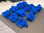 Brio - Duplo Train Track Support/Bridge Riser Building Blocks