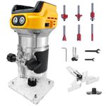 6 Speeds For Dewalt 18V 20V Battery Cordless Electric Trimmer Router Laminator