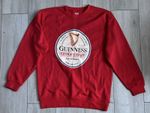 Guinness Extra Stout Red Crewneck Sweatshirt – Classic Logo – Medium