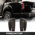 REAR LED TAIL LIGHTS BLACK SMOKED LAMPS PAIR FOR NISSAN NAVARA D23 NP300 2014-20