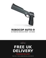 Robocop Auto 9 - 3D Printed Replica Prop Model Cosplay Comic Con Movie Display
