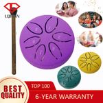 Portable Buddha Stones Mini Steel Tongue Drum 3 Inch Sound Healing Drum Kit UK
