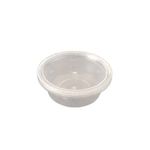 Circle Pot with Lid 2oz Wax Melt Making Sauce Dips Storage Container | Cosy Owl