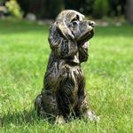 Deluxe Life-Size Springer Spaniel Sculpture - Aluminium Outdoor Ornament
