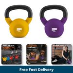 Neoprene Kettlebells 2-24kg Cast Iron Weights Strength Exercise Training Fitness