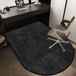 Non-Slip Computer Chair Mat Minimalist Desk Floor Protector Modern Bedroom Rug