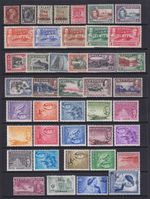 British Commonwealth, QV, GV, GVI Sets, Part Sets etc. MM, Used. Cat approx £275