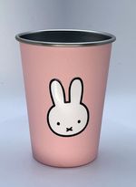 Cute Miffy Stainless Steel Cup 10cm Height X 8cm Diameter New