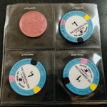The Cosmopolitan of Las Vegas $1 casino chips, 3-piece lot 