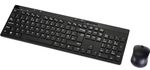 Wireless Keyboard & Mouse Combo | Full-Size UK QWERTY | 2.4GHz USB Receiver