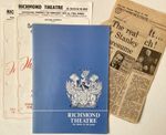 Richmond Theatre Programme & flyer  Rear Column - Jeremy IRONS Simon WARD 1978