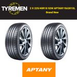 2 X  225/40R18  92W XL APTANY RA301 225 40 18 2254018  HIGH PERFORMANCE