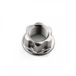 Titanium Flanged Nut M16x(1.50mm) Front Axle Nut