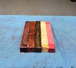 1 x Exotic Pen Blank Mix 22 x 22 x 150mm / Woodturning / Exotic Hardwoods