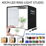 40CM PULUZ Portable LED Photo Light Box Tent 16" Photo Cube Studio Photography