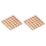 Heatsink Kit Pure Copper 25x25x2mm for IC Chip MOS Memory Heat Dissipation