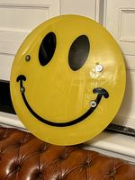 Ex Police Smiley Acid Face Police Riot Shield Art Banksy 