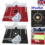 Woodworking Router Lift Kit -Aluminum Router Table Insert Plate W/ Miter  Gauge
