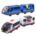 Battery Operated Locomotive Train Toy Electric Train Toy for Wooden Train Tracks