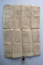 King James I period indenture c1610 - Coed y ffalde, Glamorgan, Wales