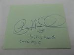 5" x 4" AUTOGRAPH BOOK PAGE HAND SIGNED BY BILLY HAMILL & BILLY JANNIRO