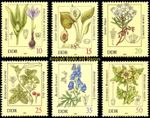EBS East Germany DDR 1982 - Poisonous Plants - Michel 2691-2696 - MNH**