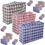 Extra Strong and Durable Laundry Bags Jumbo Shopping, Moving, Storage - UK Stock