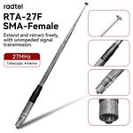 telescopic Long CB 27mhz  Antenna Quansheng HF fm Radtel SMA FEMALE BAJETON 