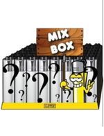 GENUINE CLIPPER LIGHTER WITH RANDOM PRINTED & DIFFERENT PLAIN COLOR x6 ,12,24,48