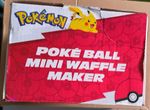 Pokemon Poke Ball Mini Waffle Maker Easy Clean Up