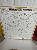 Racing Legends Signature Boards Stirling Moss Carl Fogharty Phil Read RR Legends