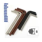 Multi-Style 0.9mm - 17mm All Sizes Metric Short Arm Allen Hexagon Key Wrench