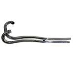 Triumph T100C 350/500cc Unit High level Full Length Exhaust Pipes