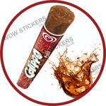 Ice cream van sticker Calippo Cola Push Up Ice lolly Trailer shop cafe decal