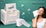 100Disposable Face Towel Thick Biodegradable Ultrasoft Vegan Cruelty-Free,Makeup