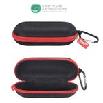 Milwaukee Hard Glasses Case For Sunglasses Storage With Carabiner Hook