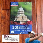 TIGER WOODS Autograph 2018 Quicken Loans PTC POTOMAC Program Signed * JSA