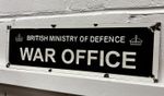 War Office Enamel Sign.
