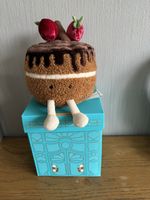 Jellycat Harrods Glacy Chocolate Cake Brand New In Box inc Tags R&R plus sticker