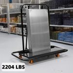 2204lb Drywall Cart Plasterboard Trolley Sheetrock Sheet Panel Dolly With Wheels